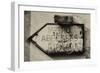 Paris Focus - Old Subway Directional Sign-Philippe Hugonnard-Framed Photographic Print