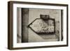 Paris Focus - Old Subway Directional Sign-Philippe Hugonnard-Framed Photographic Print