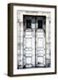 Paris Focus - Old White Door-Philippe Hugonnard-Framed Photographic Print