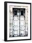 Paris Focus - Old White Door-Philippe Hugonnard-Framed Photographic Print