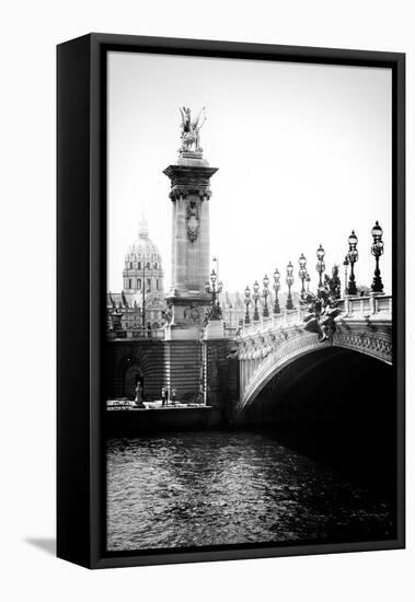 Paris Focus - Paris City Bridge-Philippe Hugonnard-Framed Stretched Canvas