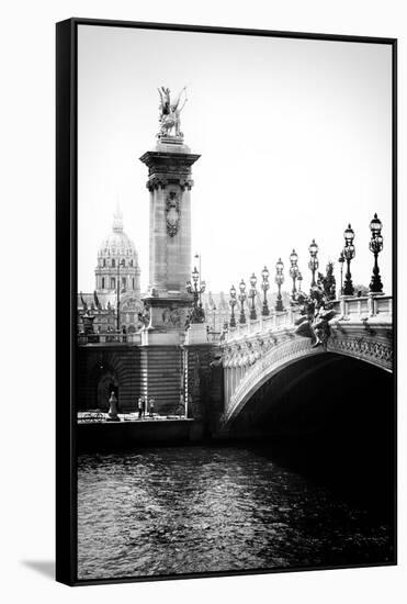 Paris Focus - Paris City Bridge-Philippe Hugonnard-Framed Stretched Canvas