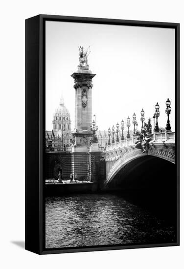 Paris Focus - Paris City Bridge-Philippe Hugonnard-Framed Stretched Canvas