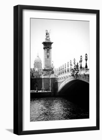 Paris Focus - Paris City Bridge-Philippe Hugonnard-Framed Premium Photographic Print