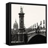 Paris Focus - Paris City Bridge-Philippe Hugonnard-Framed Stretched Canvas