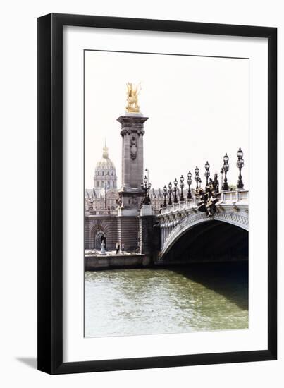 Paris Focus - Paris City Bridge-Philippe Hugonnard-Framed Photographic Print