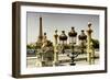 Paris Focus - Paris Je T'aime-Philippe Hugonnard-Framed Photographic Print