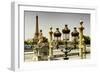 Paris Focus - Paris Je T'aime-Philippe Hugonnard-Framed Photographic Print