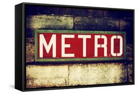 Paris Focus - Paris Metro-Philippe Hugonnard-Framed Stretched Canvas