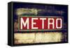 Paris Focus - Paris Metro-Philippe Hugonnard-Framed Stretched Canvas