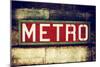 Paris Focus - Paris Metro-Philippe Hugonnard-Mounted Photographic Print