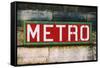 Paris Focus - Paris Metro-Philippe Hugonnard-Framed Stretched Canvas