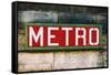 Paris Focus - Paris Metro-Philippe Hugonnard-Framed Stretched Canvas