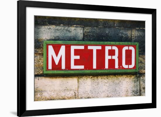 Paris Focus - Paris Metro-Philippe Hugonnard-Framed Photographic Print