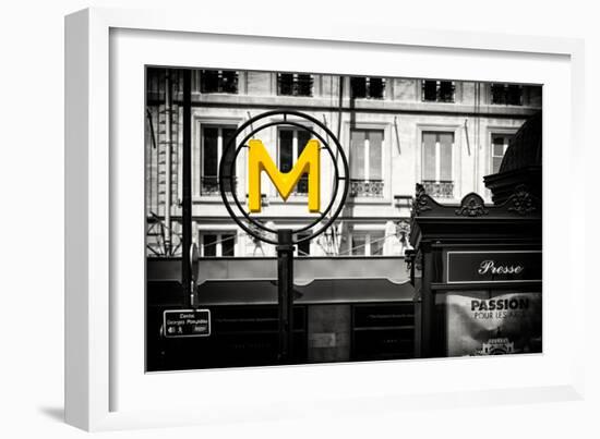 Paris Focus - Paris Métro-Philippe Hugonnard-Framed Photographic Print