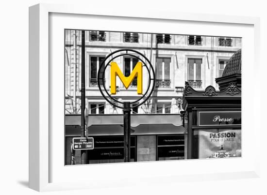 Paris Focus - Paris Métro-Philippe Hugonnard-Framed Photographic Print