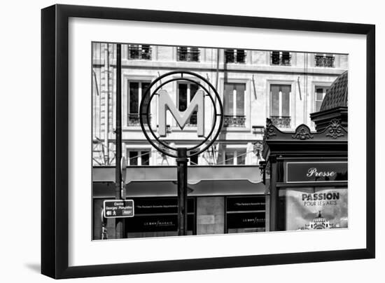 Paris Focus - Paris Métro-Philippe Hugonnard-Framed Photographic Print