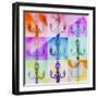 Paris Focus - Paris Pop Art-Philippe Hugonnard-Framed Photographic Print