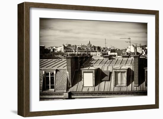 Paris Focus - Paris Roofs-Philippe Hugonnard-Framed Photographic Print