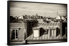 Paris Focus - Paris Roofs-Philippe Hugonnard-Framed Stretched Canvas