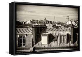 Paris Focus - Paris Roofs-Philippe Hugonnard-Framed Stretched Canvas