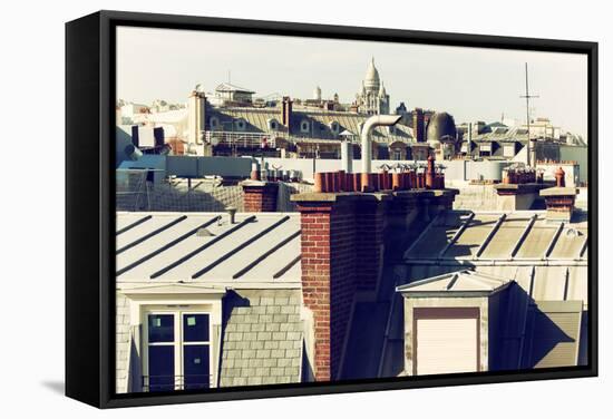 Paris Focus - Paris Roofs-Philippe Hugonnard-Framed Stretched Canvas