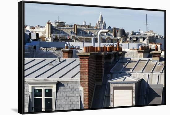 Paris Focus - Paris Roofs-Philippe Hugonnard-Framed Stretched Canvas