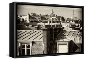 Paris Focus - Paris Roofs-Philippe Hugonnard-Framed Stretched Canvas