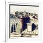 Paris Focus - Paris Roofs-Philippe Hugonnard-Framed Photographic Print