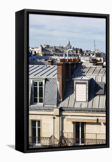 Paris Focus - Paris Roofs-Philippe Hugonnard-Framed Stretched Canvas