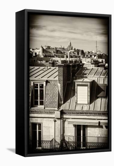 Paris Focus - Paris Roofs-Philippe Hugonnard-Framed Stretched Canvas