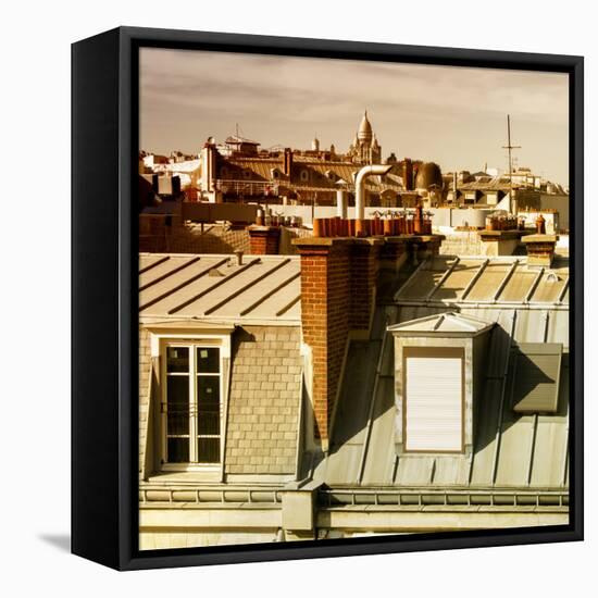 Paris Focus - Paris Roofs-Philippe Hugonnard-Framed Stretched Canvas