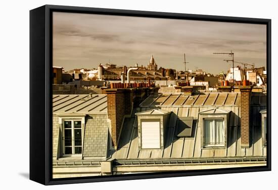 Paris Focus - Paris Roofs-Philippe Hugonnard-Framed Stretched Canvas