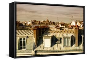 Paris Focus - Paris Roofs-Philippe Hugonnard-Framed Stretched Canvas