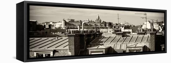 Paris Focus - Paris Roofs-Philippe Hugonnard-Framed Stretched Canvas