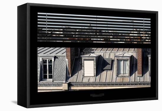 Paris Focus - Paris Window View-Philippe Hugonnard-Framed Stretched Canvas