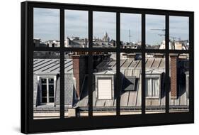 Paris Focus - Paris Window View-Philippe Hugonnard-Framed Stretched Canvas