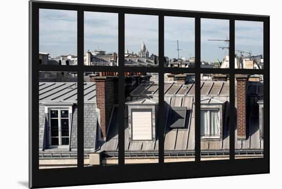 Paris Focus - Paris Window View-Philippe Hugonnard-Mounted Photographic Print