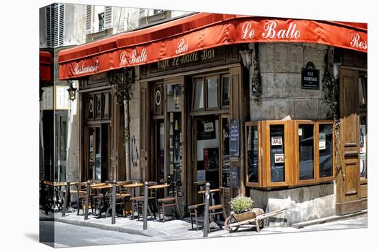 Paris Focus - Parisian Bar-Philippe Hugonnard-Stretched Canvas