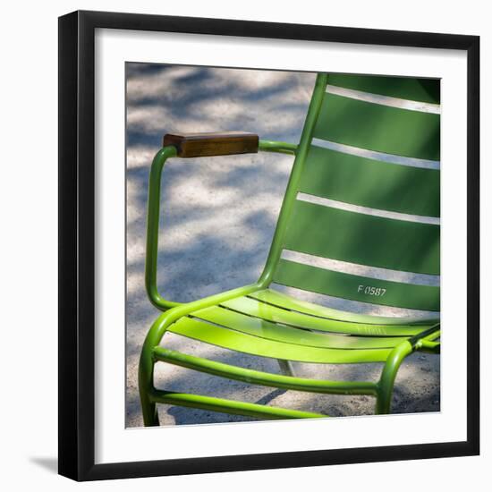 Paris Focus - Parisian Garden Chair-Philippe Hugonnard-Framed Photographic Print