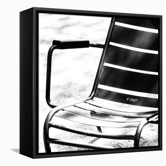 Paris Focus - Parisian Garden Chair-Philippe Hugonnard-Framed Stretched Canvas
