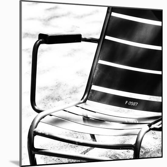 Paris Focus - Parisian Garden Chair-Philippe Hugonnard-Mounted Photographic Print