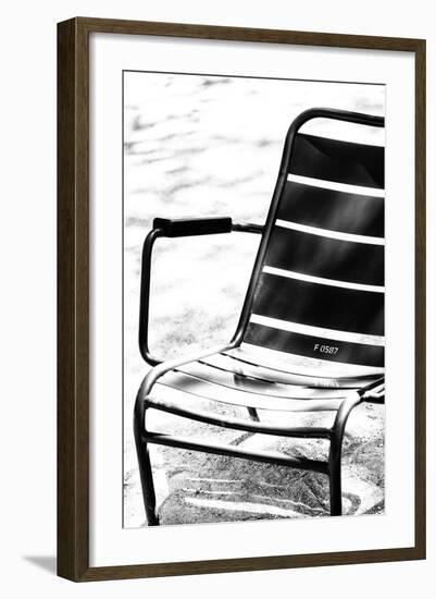 Paris Focus - Parisian Garden Chair-Philippe Hugonnard-Framed Photographic Print