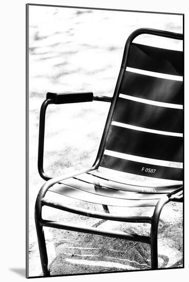 Paris Focus - Parisian Garden Chair-Philippe Hugonnard-Mounted Photographic Print