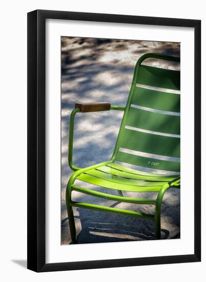 Paris Focus - Parisian Garden Chair-Philippe Hugonnard-Framed Photographic Print