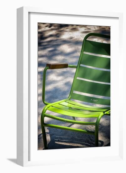 Paris Focus - Parisian Garden Chair-Philippe Hugonnard-Framed Photographic Print