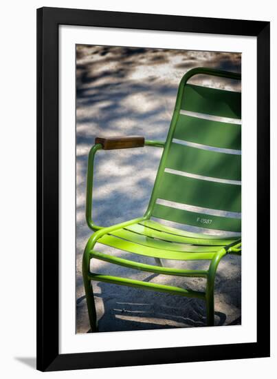 Paris Focus - Parisian Garden Chair-Philippe Hugonnard-Framed Photographic Print