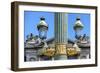 Paris Focus - Parisian Lamppost-Philippe Hugonnard-Framed Photographic Print