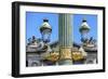 Paris Focus - Parisian Lamppost-Philippe Hugonnard-Framed Photographic Print