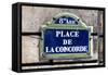 Paris Focus - Place de la Concorde-Philippe Hugonnard-Framed Stretched Canvas